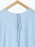 ◎【接触冷感】バックリボンTシャツ（オフホワイト/チャコールグレー/サックスブルー）｜Samansa Mos2 blue（サマンサモスモス ブルー）通販