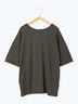 ◎【接触冷感】バックリボンTシャツ（オフホワイト/チャコールグレー/サックスブルー）｜Samansa Mos2 blue（サマンサモスモス ブルー）通販