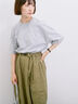 ◎【接触冷感】ビッグTシャツ（オフホワイト/チャコールグレー/ＴＯＰグレー）｜Samansa Mos2 blue（サマンサモスモス ブルー）通販