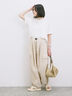 ◎【接触冷感】ビッグTシャツ（オフホワイト/チャコールグレー/ＴＯＰグレー）｜Samansa Mos2 blue（サマンサモスモス ブルー）通販