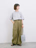◎【接触冷感】ビッグTシャツ（オフホワイト/チャコールグレー/ＴＯＰグレー）｜Samansa Mos2 blue（サマンサモスモス ブルー）通販