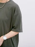 ◎【接触冷感】ビッグTシャツ（オフホワイト/チャコールグレー/ＴＯＰグレー）｜Samansa Mos2 blue（サマンサモスモス ブルー）通販