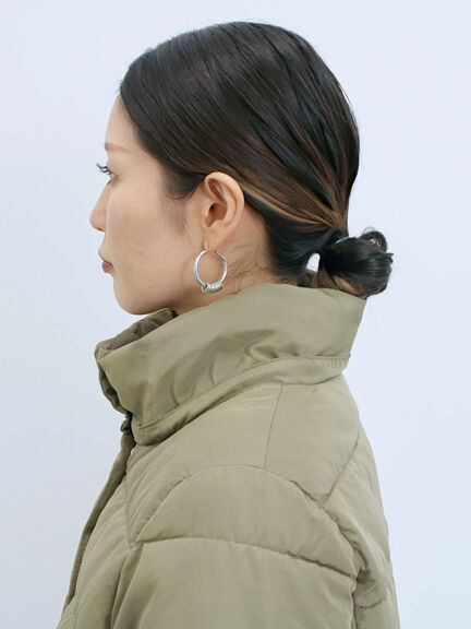 スタイルアップパデットコート（ブラック/ライトベージュ/カーキ）｜Samansa Mos2 blue（サマンサモスモス ブルー）通販