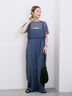 ◎ワッシャーフリルボリュームサロペット（ブラック/ブラウン/ネイビー）｜Samansa Mos2 blue（サマンサモスモス ブルー）通販
