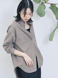【イージーケア】マルチスタイルシャツ（ベージュ）｜Samansa Mos2 blue（サマンサモスモス ブルー）通販