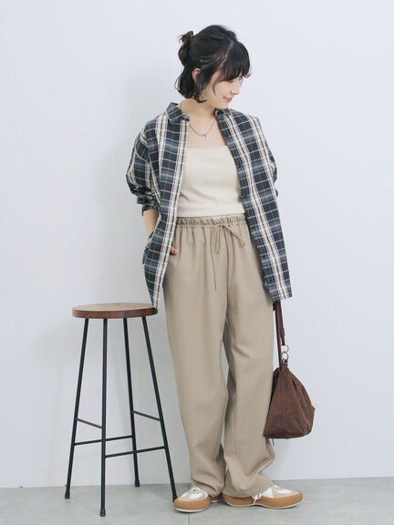 【イージーケア】マルチスタイルシャツ（グレー/ブラック/ベージュ/ブルー/キナリ）｜Samansa Mos2 blue（サマンサモスモス ブルー）通販