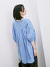 ◎シフォンタックブラウス（オフホワイト/ブラック/ブルー）｜Samansa Mos2 blue（サマンサモスモス ブルー）通販