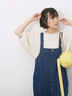 リネンタッチバルーンスリーブブラウス（ピンク/サックスブルー/キナリ）｜Samansa Mos2 blue（サマンサモスモス ブルー）通販