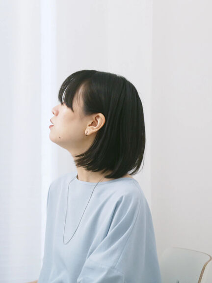 リネンタッチバルーンスリーブブラウス（ピンク/サックスブルー/キナリ）｜Samansa Mos2 blue（サマンサモスモス ブルー）通販