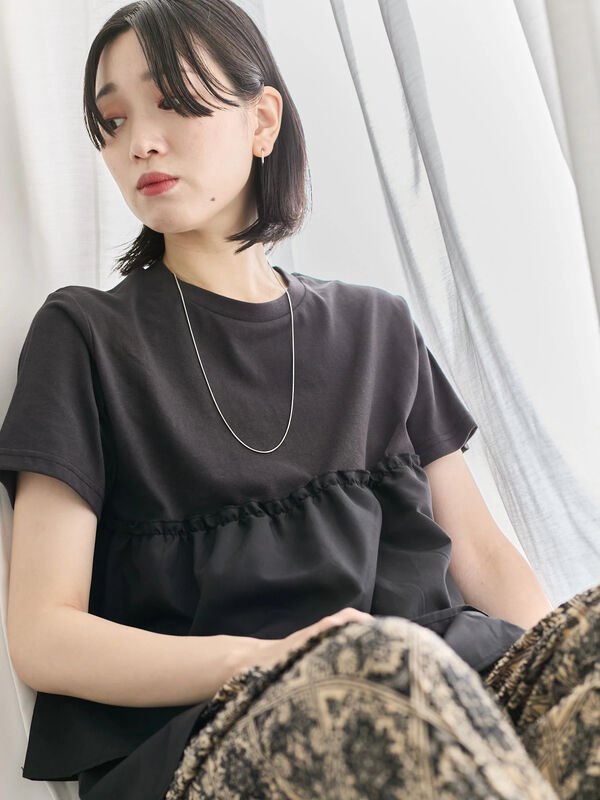 セール】 【接触冷感】ドッキングティアードプルオーバー（オフ