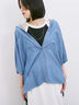 【接触冷感】クールデニムビッグシャツ（ブルー）｜Samansa Mos2 blue（サマンサモスモス ブルー）通販