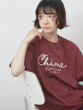 【接触冷感】ドルマンギャザー刺繍Tシャツ（ボルドー）｜Samansa Mos2 blue（サマンサモスモス ブルー）通販
