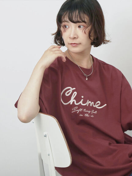 【接触冷感】ドルマンギャザー刺繍Tシャツ（オフホワイト/チャコールグレー/ボルドー/ブルー/ネイビー）｜Samansa Mos2 blue（サマンサモスモス ブルー）通販