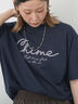 【接触冷感】ドルマンギャザー刺繍Tシャツ（オフホワイト/チャコールグレー/ボルドー/ブルー/ネイビー）｜Samansa Mos2 blue（サマンサモスモス ブルー）通販