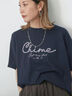 【接触冷感】ドルマンギャザー刺繍Tシャツ（オフホワイト/チャコールグレー/ボルドー/ブルー/ネイビー）｜Samansa Mos2 blue（サマンサモスモス ブルー）通販