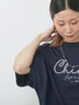 【接触冷感】ドルマンギャザー刺繍Tシャツ（オフホワイト/チャコールグレー/ボルドー/ブルー/ネイビー）｜Samansa Mos2 blue（サマンサモスモス ブルー）通販