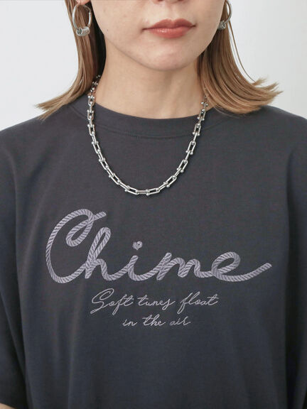 【接触冷感】ドルマンギャザー刺繍Tシャツ（オフホワイト/チャコールグレー/ボルドー/ブルー/ネイビー）｜Samansa Mos2 blue（サマンサモスモス ブルー）通販