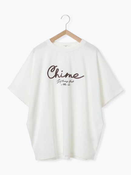 【接触冷感】ドルマンギャザー刺繍Tシャツ（オフホワイト/チャコールグレー/ボルドー/ブルー/ネイビー）｜Samansa Mos2 blue（サマンサモスモス ブルー）通販