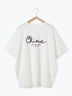 【接触冷感】ドルマンギャザー刺繍Tシャツ（オフホワイト/チャコールグレー/ボルドー/ブルー/ネイビー）｜Samansa Mos2 blue（サマンサモスモス ブルー）通販