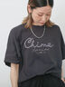 【接触冷感】ドルマンギャザー刺繍Tシャツ（オフホワイト/チャコールグレー/ボルドー/ブルー/ネイビー）｜Samansa Mos2 blue（サマンサモスモス ブルー）通販