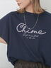 【接触冷感】ドルマンギャザー刺繍Tシャツ（オフホワイト/チャコールグレー/ボルドー/ブルー/ネイビー）｜Samansa Mos2 blue（サマンサモスモス ブルー）通販