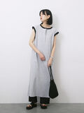 ◎ヘンリーネックテレコワンピース（ＴＯＰグレー）｜Samansa Mos2 blue（サマンサモスモス ブルー）通販