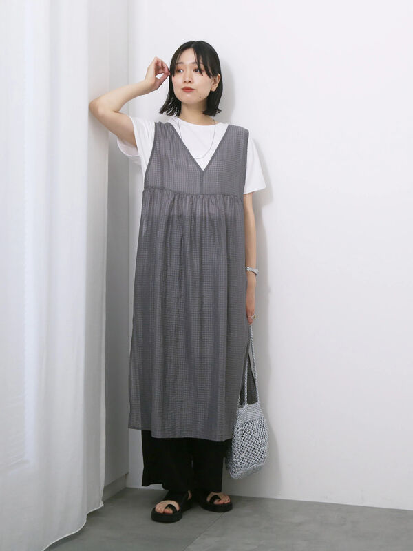 モナカ※再開様専用☆liilu ワンピース（◎前後2wayサイド