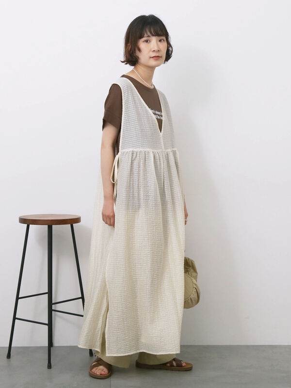 io sono mao モナリザ レースワンピース MONNALISA - モナリザ フルーツ柄 レース ノースリーブ