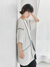 ◎【接触冷感】切替ステッチチュニック（オフホワイト）｜Samansa Mos2 blue（サマンサモスモス ブルー）通販