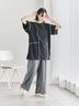 ◎【接触冷感】切替ステッチチュニック（オフホワイト/チャコールグレー/ブラック）｜Samansa Mos2 blue（サマンサモスモス ブルー）通販