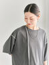 ◎【接触冷感】切替ステッチチュニック（オフホワイト/チャコールグレー/ブラック）｜Samansa Mos2 blue（サマンサモスモス ブルー）通販