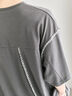 ◎【接触冷感】切替ステッチチュニック（オフホワイト/チャコールグレー/ブラック）｜Samansa Mos2 blue（サマンサモスモス ブルー）通販