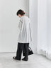 ◎【接触冷感】切替ステッチチュニック（オフホワイト/チャコールグレー/ブラック）｜Samansa Mos2 blue（サマンサモスモス ブルー）通販
