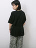 ◎【接触冷感】ウエストリボンTシャツ（オフホワイト/ブラック/ＴＯＰグレー）｜Samansa Mos2 blue（サマンサモスモス ブルー）通販