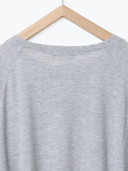 ◎【接触冷感】ウエストリボンTシャツ（オフホワイト/ブラック/ＴＯＰグレー）｜Samansa Mos2 blue（サマンサモスモス ブルー）通販