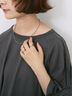 ◎【接触冷感】ベロアラインリボンTシャツ（チャコールグレー/ネイビー/ＴＯＰグレー）｜Samansa Mos2 blue（サマンサモスモス ブルー）通販