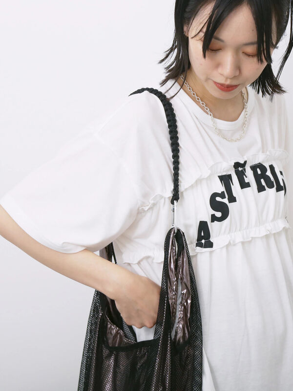 セール】 ◎【接触冷感】シャーリングドッキングTシャツ（オフ
