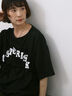 ◎【接触冷感】シャーリングドッキングTシャツ（オフホワイト/ブラック/サックスブルー）｜Samansa Mos2 blue（サマンサモスモス ブルー）通販