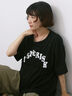 ◎【接触冷感】シャーリングドッキングTシャツ（オフホワイト/ブラック/サックスブルー）｜Samansa Mos2 blue（サマンサモスモス ブルー）通販