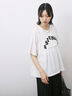 ◎【接触冷感】シャーリングドッキングTシャツ（オフホワイト/ブラック/サックスブルー）｜Samansa Mos2 blue（サマンサモスモス ブルー）通販