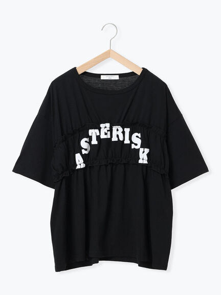 ◎【接触冷感】シャーリングドッキングTシャツ（オフホワイト/ブラック/サックスブルー）｜Samansa Mos2 blue（サマンサモスモス ブルー）通販