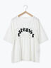 ◎【接触冷感】シャーリングドッキングTシャツ（オフホワイト/ブラック/サックスブルー）｜Samansa Mos2 blue（サマンサモスモス ブルー）通販