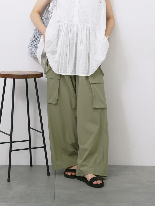 ◎サス付カーゴパンツ（カーキ）｜Samansa Mos2 blue（サマンサモスモス ブルー）通販