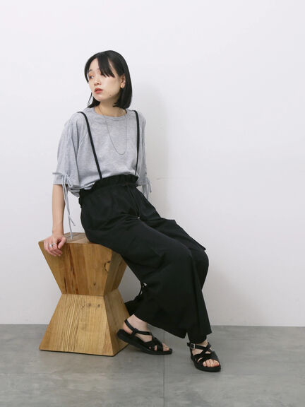 ◎サス付カーゴパンツ（ブラック/ブラウン/カーキ）｜Samansa Mos2 blue（サマンサモスモス ブルー）通販