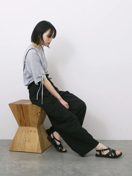 ◎サス付カーゴパンツ（ブラック/ブラウン/カーキ）｜Samansa Mos2 blue（サマンサモスモス ブルー）通販