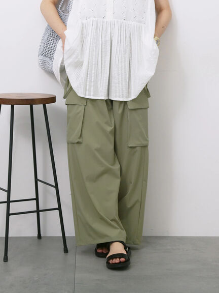 ◎サス付カーゴパンツ（ブラック/ブラウン/カーキ）｜Samansa Mos2 blue（サマンサモスモス ブルー）通販