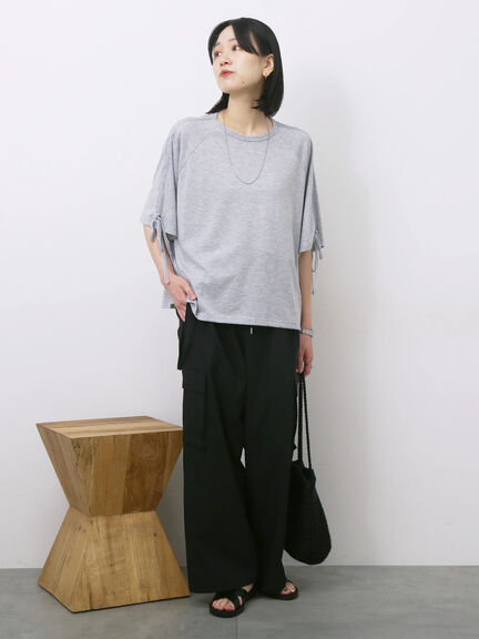 ◎サス付カーゴパンツ（ブラック/ブラウン/カーキ）｜Samansa Mos2 blue（サマンサモスモス ブルー）通販