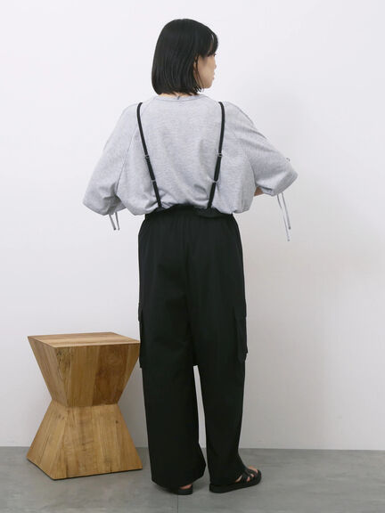 ◎サス付カーゴパンツ（ブラック/ブラウン/カーキ）｜Samansa Mos2 blue（サマンサモスモス ブルー）通販