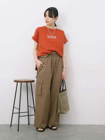 ◎サス付カーゴパンツ（ブラック/ブラウン/カーキ）｜Samansa Mos2 blue（サマンサモスモス ブルー）通販