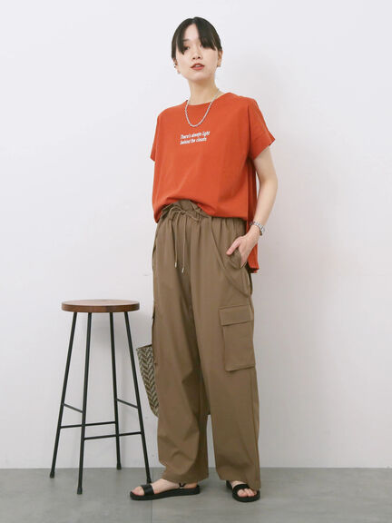 ◎サス付カーゴパンツ（ブラック/ブラウン/カーキ）｜Samansa Mos2 blue（サマンサモスモス ブルー）通販
